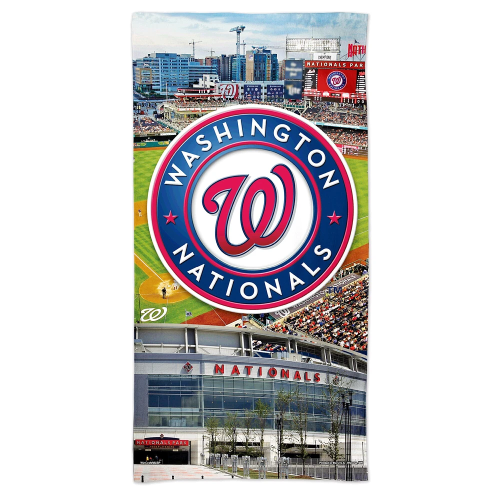 Serviette de plage Spectra 30'' x 60'' Washington Nationals de WinCraft