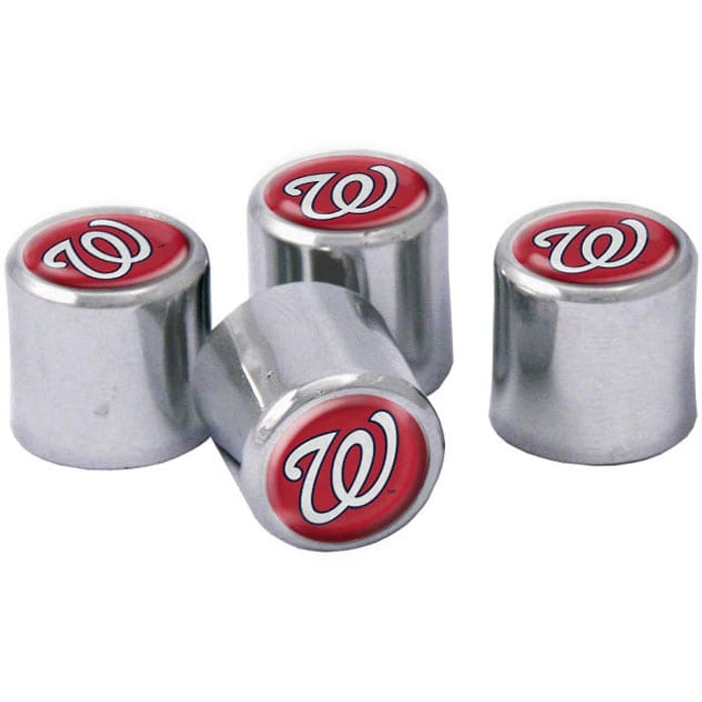 WinCraft Washington Nationals 4-Pack Valve Stem Covers