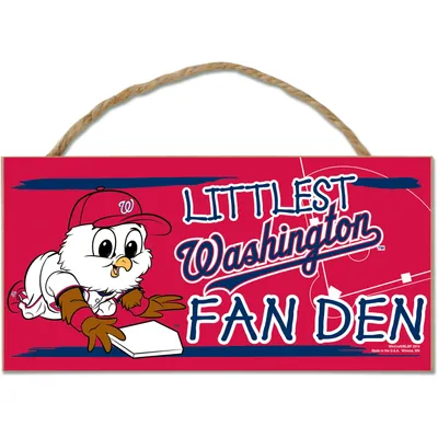 Washington Nationals WinCraft 5'' x 10'' Rope Wood Baby Sign