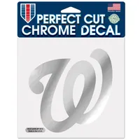 WinCraft Washington Nationals 6" x 6" Chrome Decal