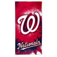 WinCraft Washington Nationals 60'' x 30'' Tie-Dye Spectra Beach Towel