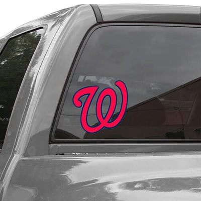 WinCraft Washington Nationals 8" x 8" Color Team Logo Car Decal - Navy Blue/Red