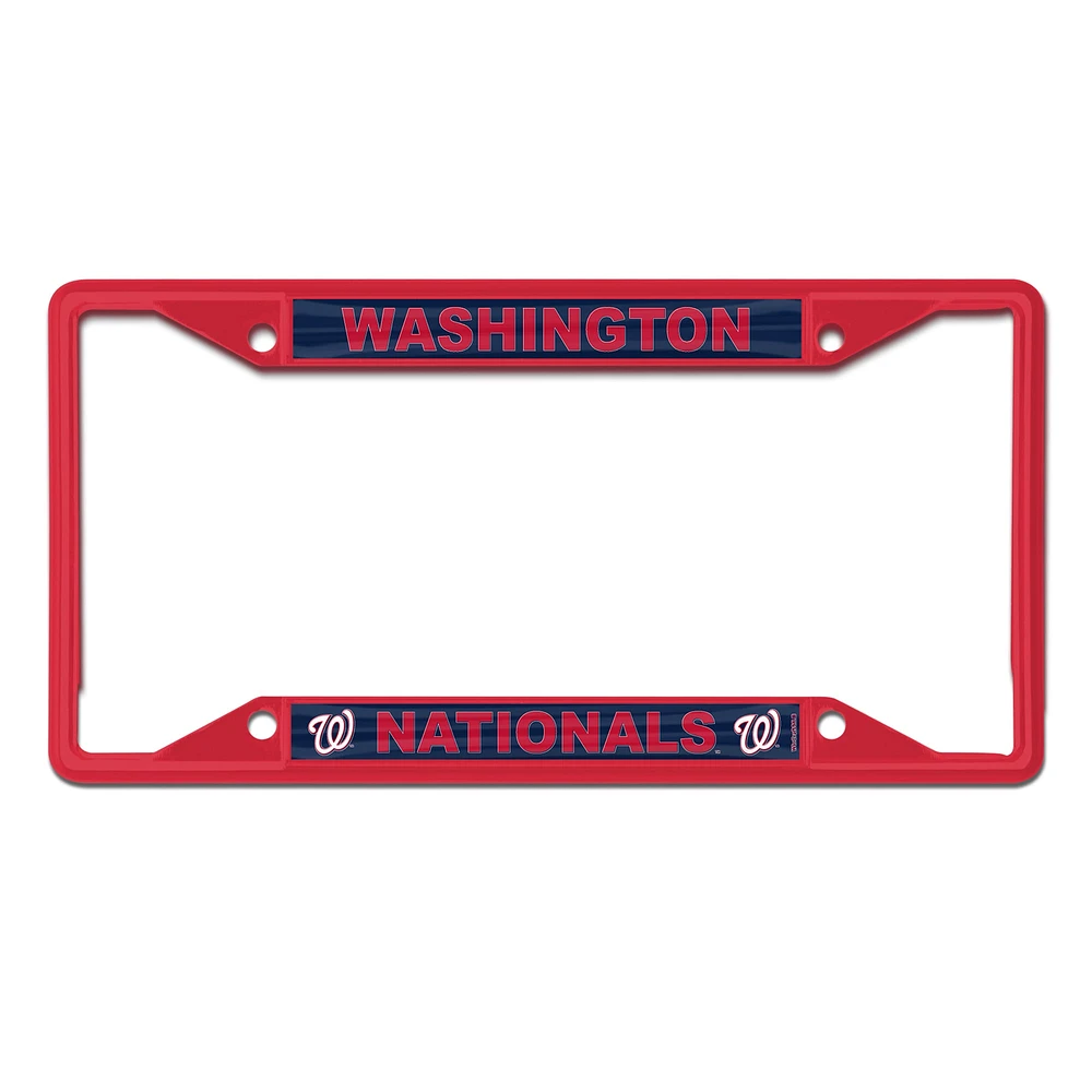 WinCraft Washington Nationals Chrome Cadre de plaque d'immatriculation