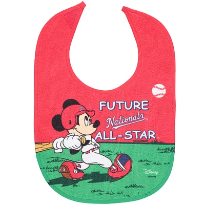 WinCraft Washington Nationals Disney Mickey All Pro Baby Bib