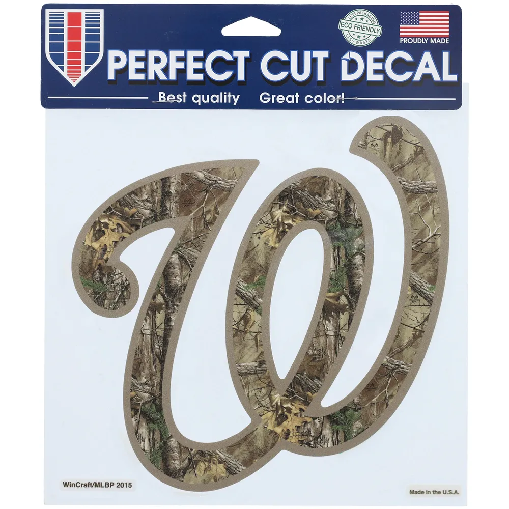 WinCraft Washington Nationals Realtree 8'' x 8'' Décalque Couleur