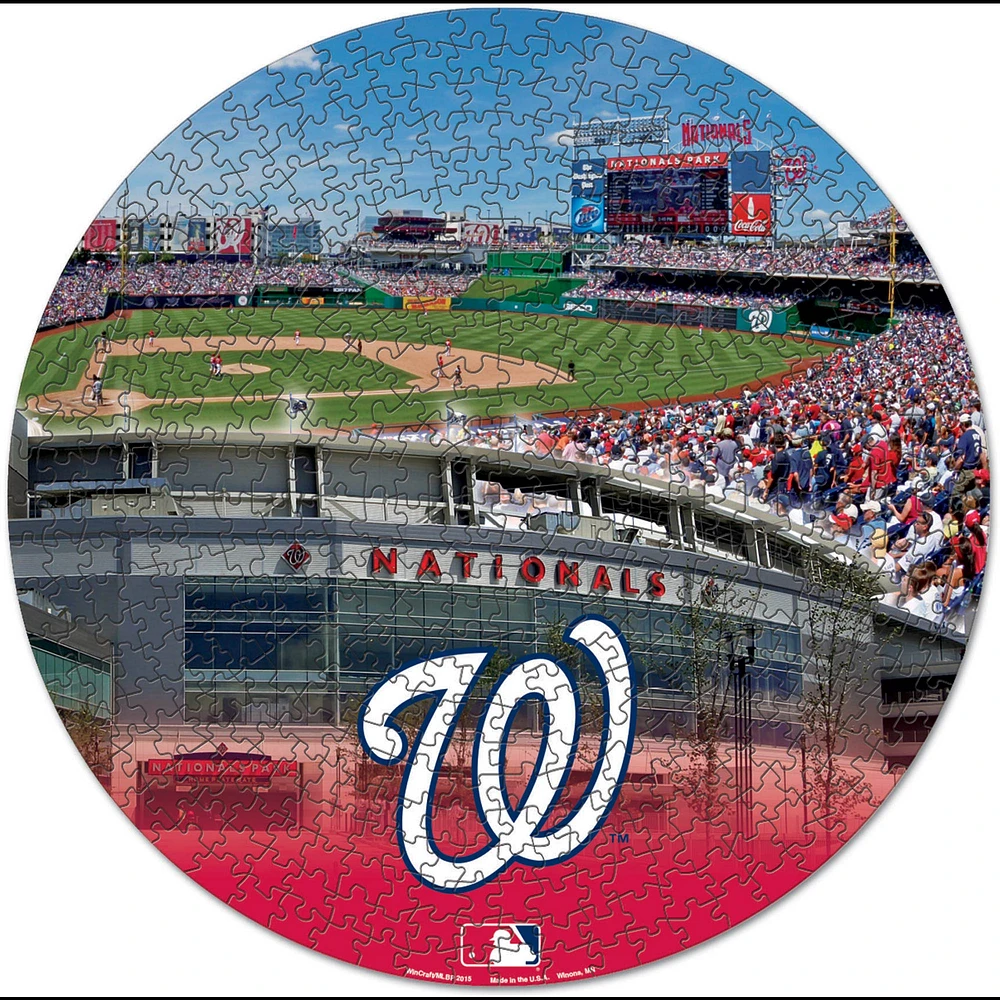 Puzzle rond de 500 pièces des Nationals de Washington de WinCraft