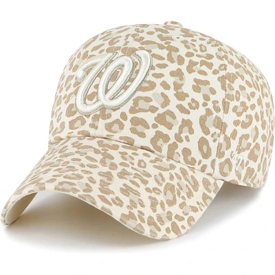 Casquette ajustable Panthera Clean Up '47 Natural Washington Nationals pour femmes