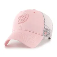 San Francisco 49ers '47 Women's Haze Clean Up Trucker Snapback Hat -  Pink/White