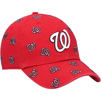Casquette réglable Confetti Clean Up des Nationals de Washington '47 rouge pour femme