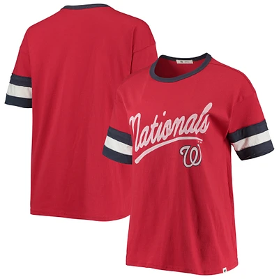 T-shirt Dani rouge des Nationals de Washington '47 pour femme