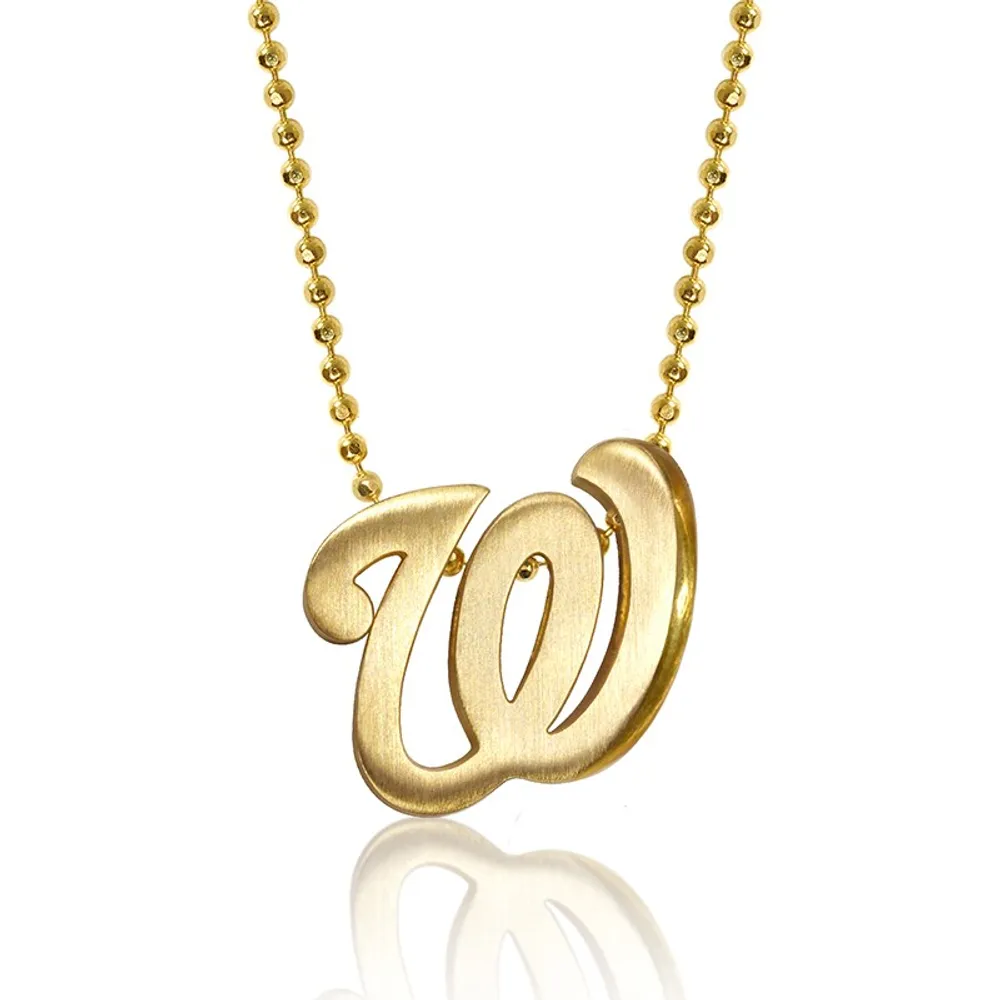Houston Astros Alex Woo Women's 16 Little Logo 14K Yellow Gold Necklace