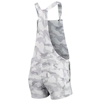 Women's Concepts Sport Gray Washington Nationals Camo Romper Overalls