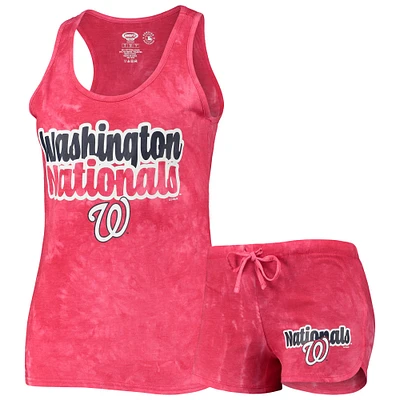 Ensemble débardeur et short à dos nageur Billboard Nationals de Washington Concepts Sport pour femmes