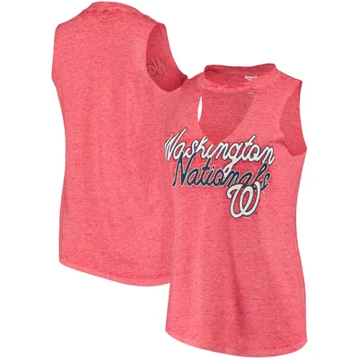 Washington Nationals Concepts Sport Women's Loyalty Choker Neck Tank Top - Red