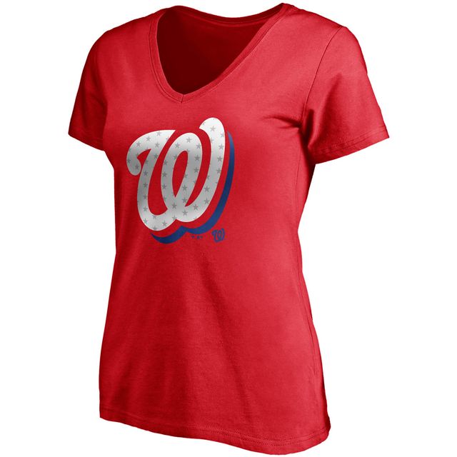 Lids Washington Nationals Fanatics Branded Red White and Team Logo