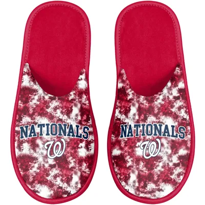 Washington Nationals FOCO Women's Iconic Logo Scuff Slippers