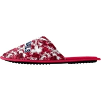 Chaussons FOCO Washington Nationals Iconic Logo Scuff pour femmes