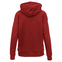 Women's Levelwear  Red Washington Nationals Adorn Retro Team 2.0 Pullover Hoodie