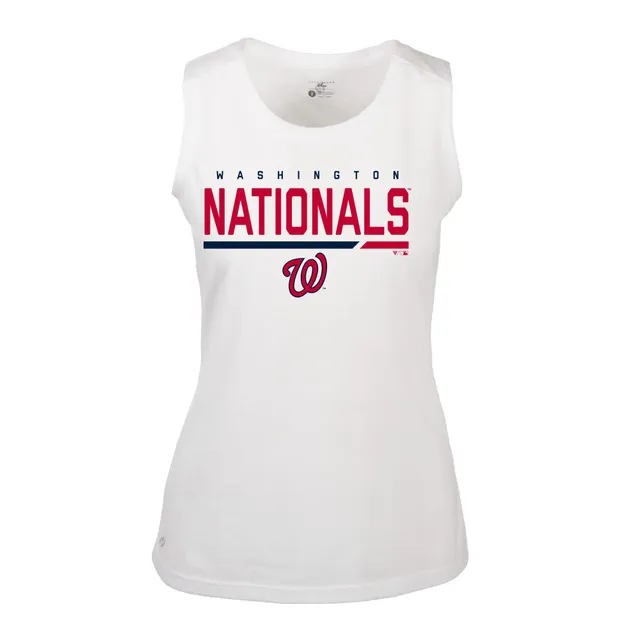 Dkny Womens Washington Nationals Graphic T-Shirt, White, Small