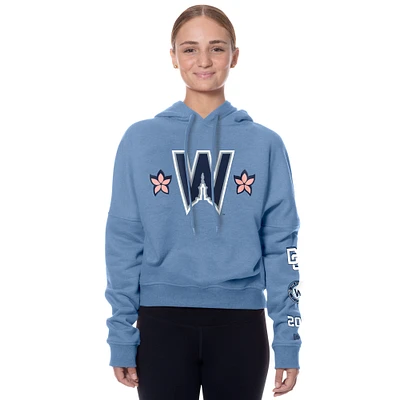 Sweat à capuche bleu New Era pour femme Washington Nationals 2025 City Connect