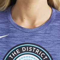 Women's Nike  Blue Washington Nationals 2025 City Connect Authentic Collection Velocity Performance T-Shirt