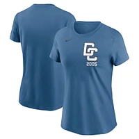 Women's Nike Blue Washington Nationals 2025 City Connect Wordmark T-Shirt