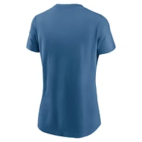 Women's Nike Blue Washington Nationals 2025 City Connect Wordmark T-Shirt