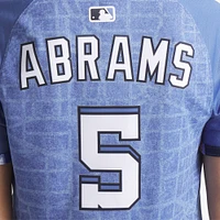 Women's Nike CJ Abrams Blue Washington Nationals 2025 City Connect Limited Jersey