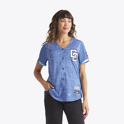 Women's Nike CJ Abrams Blue Washington Nationals 2025 City Connect Limited Jersey