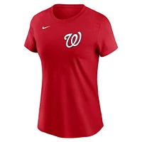 T-shirt Nike Dylan Crews pour femme avec nom et numéro Fuse des Washington Nationals rouge