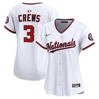 Maillot Nike Dylan Crews blanc pour femme, édition limitée, domicile des Washington Nationals