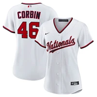 Maillot Nike Patrick Corbin blanc Washington Nationals Domicile 2.0 Réplique pour femme
