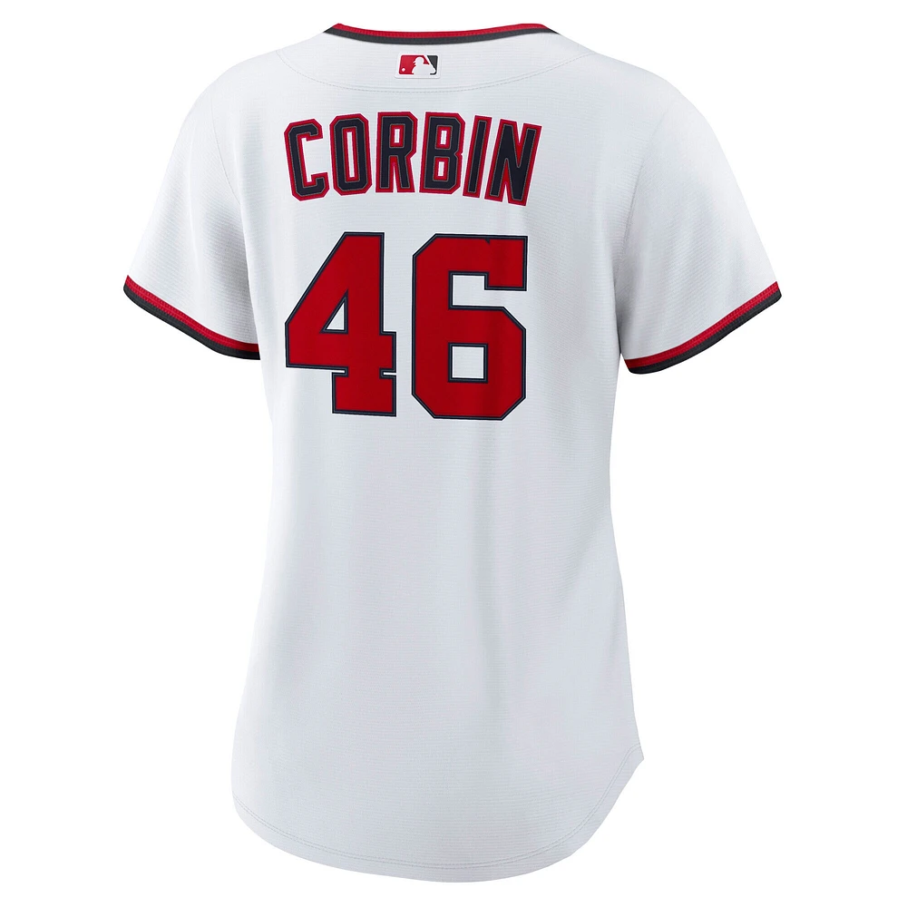Maillot Nike Patrick Corbin blanc Washington Nationals Domicile 2.0 Réplique pour femme
