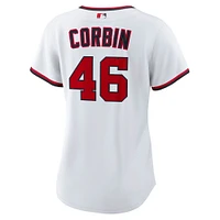 Maillot Nike Patrick Corbin blanc Washington Nationals Domicile 2.0 Réplique pour femme