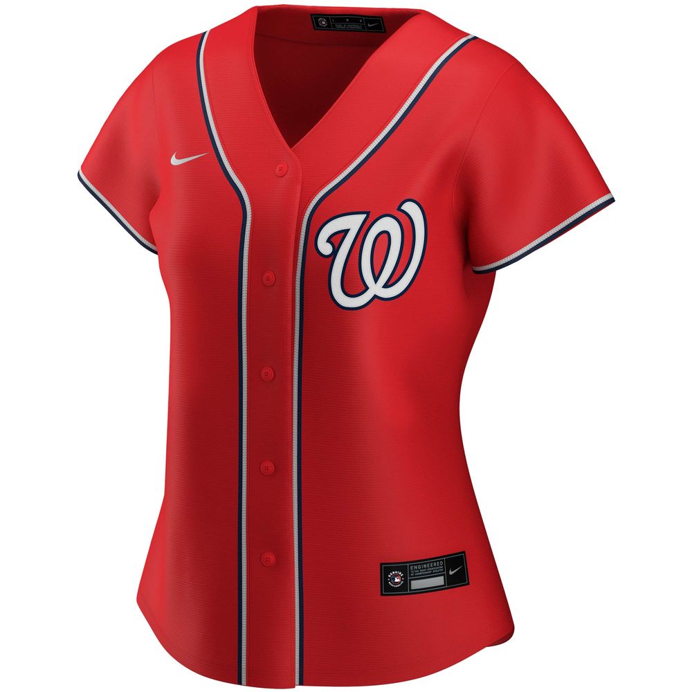 Women's Nike Red Washington Nationals Alternate Replica Team - Jersey