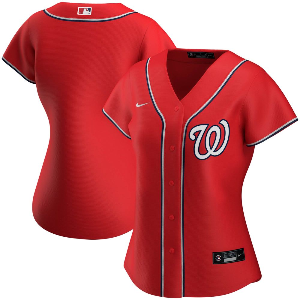 Women's Nike Red Washington Nationals Alternate Replica Team - Jersey