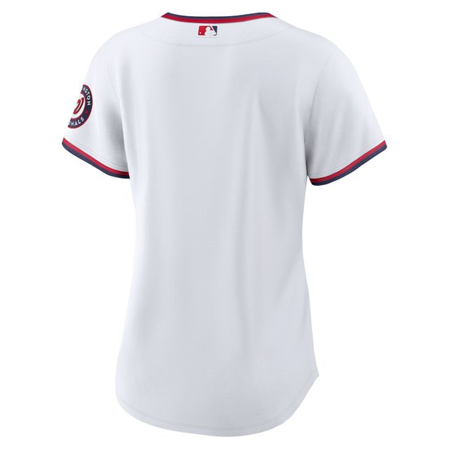 Maillot d'équipe Nike Washington Nationals Alternate Replica pour femme, blanc