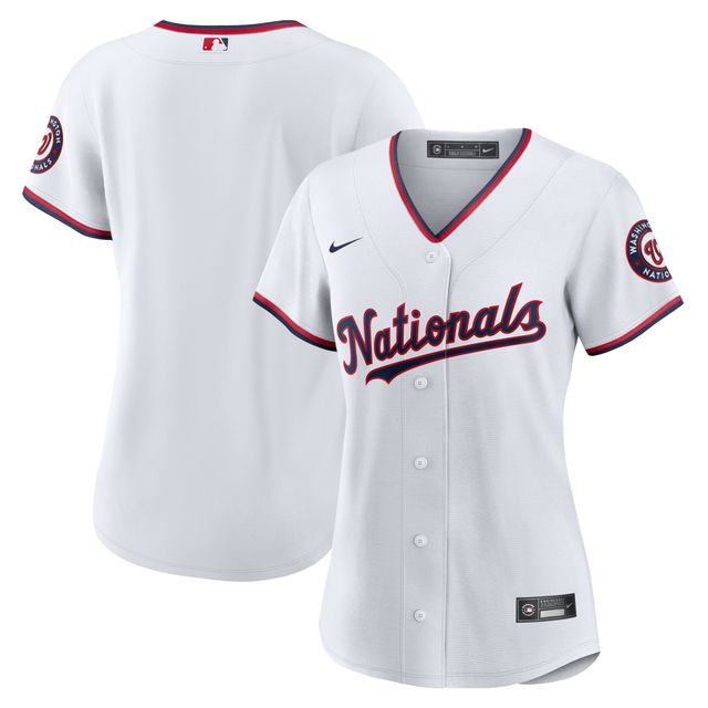 Maillot d'équipe Nike Washington Nationals Alternate Replica pour femme, blanc