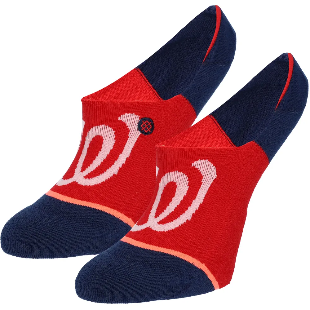 Women's Stance Washington Nationals Invisible No Show Socks