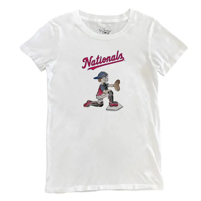 Lids Washington Nationals Tiny Turnip Infant Stacked Raglan 3/4