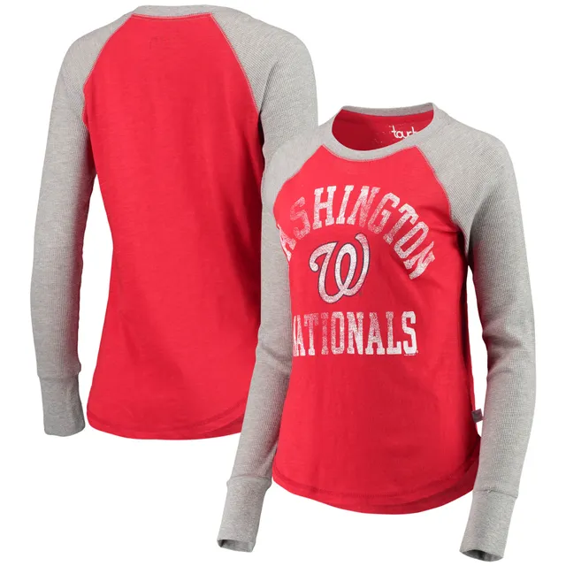 Lids Kansas City Chiefs Touch Women's Waffle Raglan Long Sleeve T-Shirt -  Red