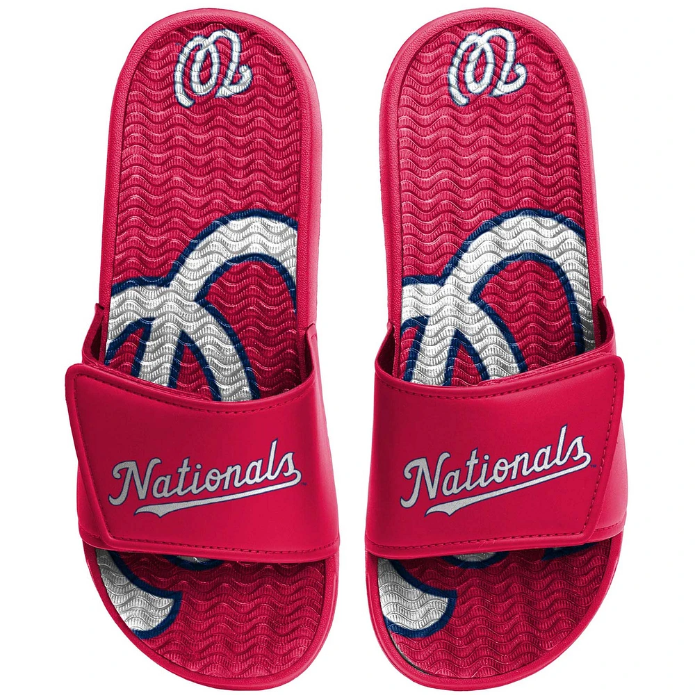 Youth FOCO Washington Nationals Gel Slide Sandals