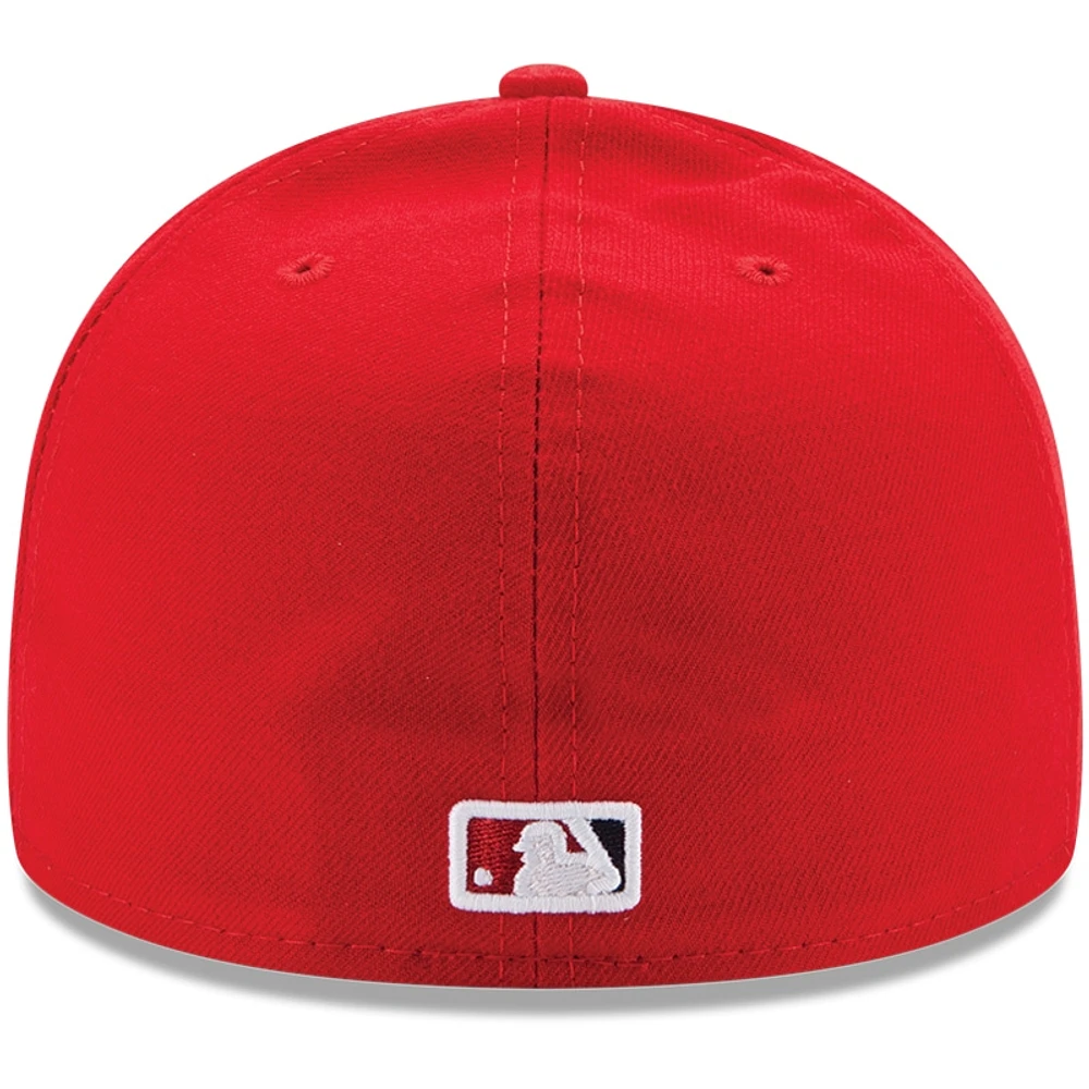 Casquette ajustée 59FIFTY rouge New Era Washington Nationals Authentic Collection On-Field Game pour jeune