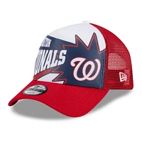 Casquette réglable rouge Washington Nationals Boom 9FORTY pour jeune New Era