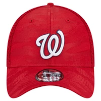 Youth New Era Red Washington Nationals Camo 39THIRTY Flex Hat