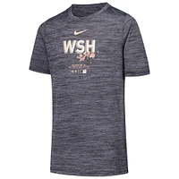 Youth Nike Black Washington Nationals City Connect Practice Graphic Performance T-Shirt