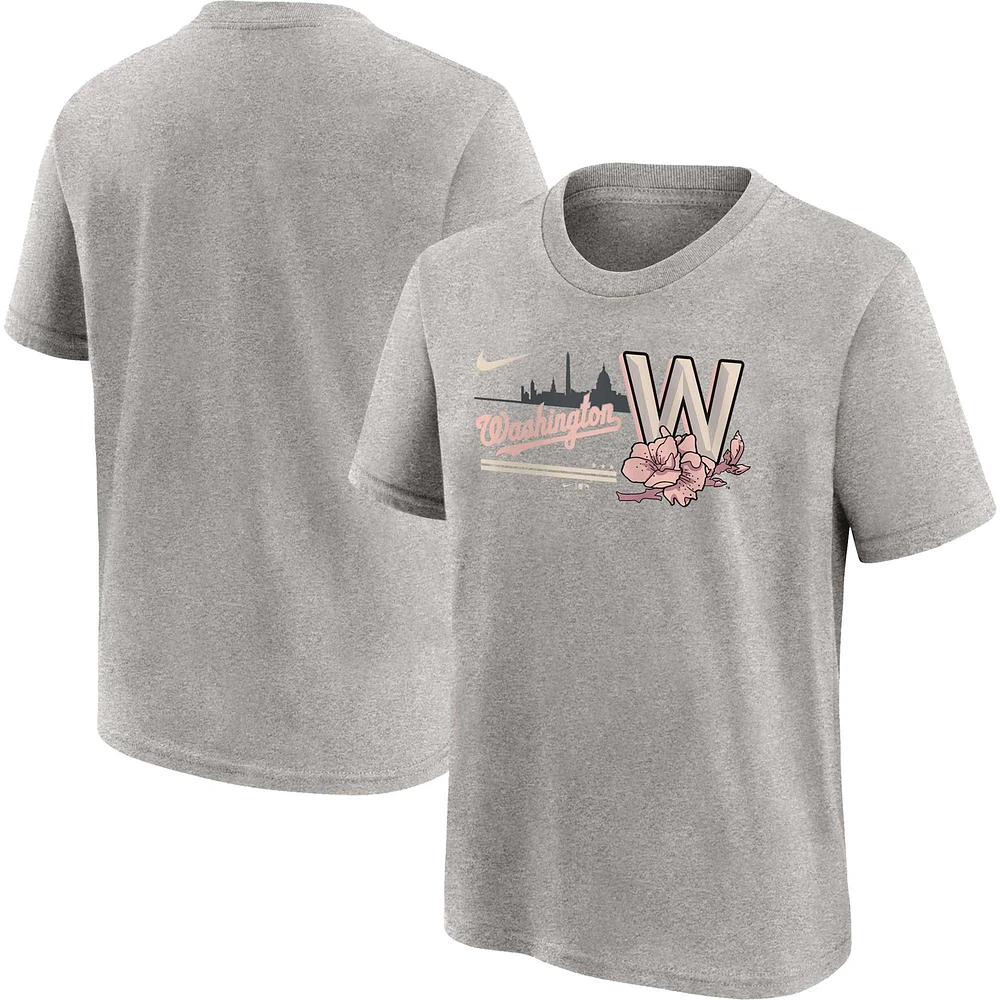 T-shirt Nike Washington Nationals 2023 City Connect Team gris pour jeune