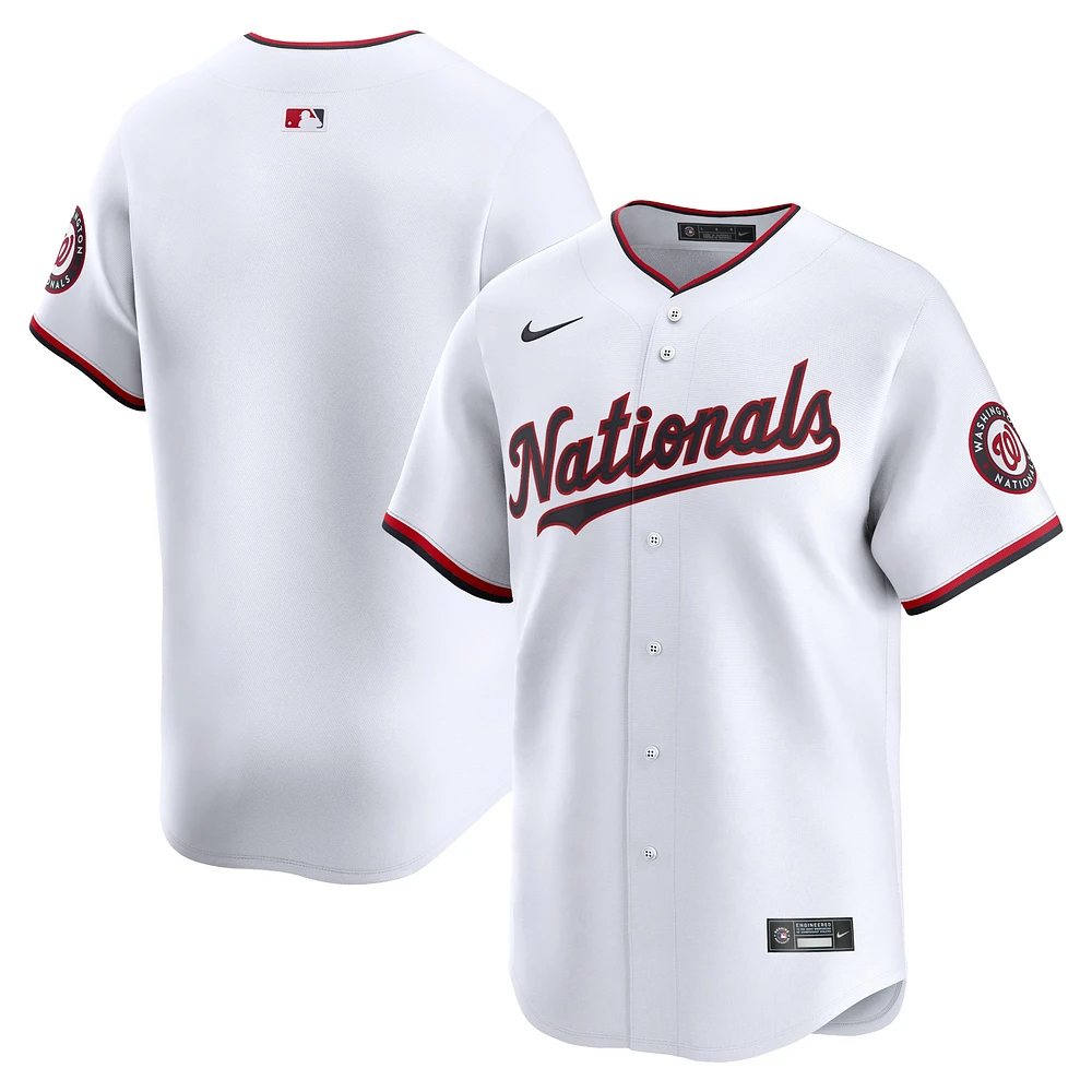 Maillot Nike pour jeune, blanc, Washington Nationals, domicile, limité