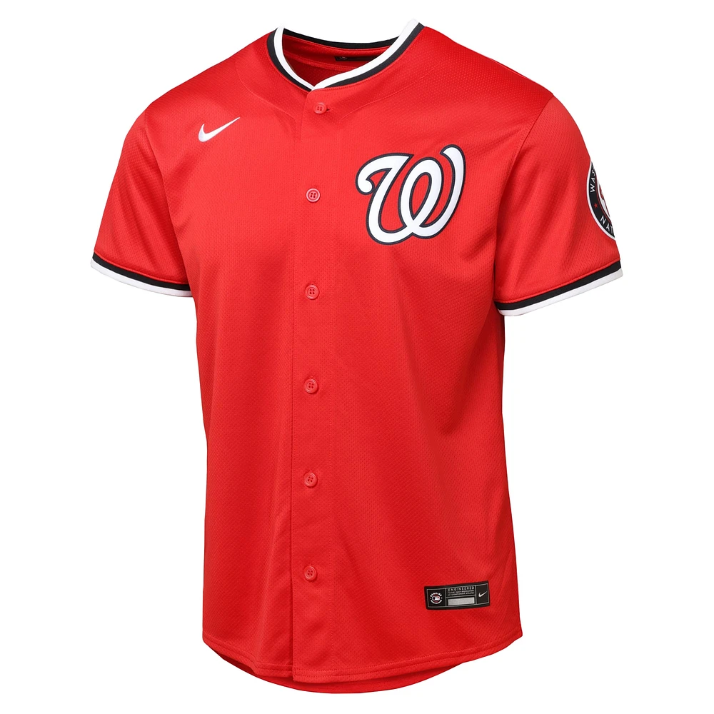 Youth Red Washington Nationals Alternate 2 Limited Jersey