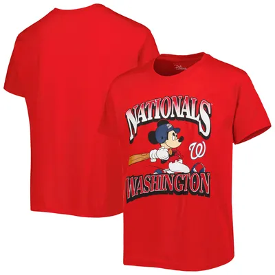 Washington Nationals Youth Disney Game Day T-Shirt - Red